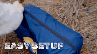 Hawk Nest hammock tent setup demonstration